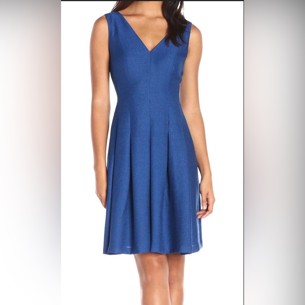 Anne Klein Deep Blue Midi Dress